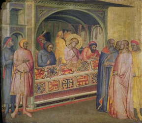 St. Eloi in der Werkstatt des Silberschmieds